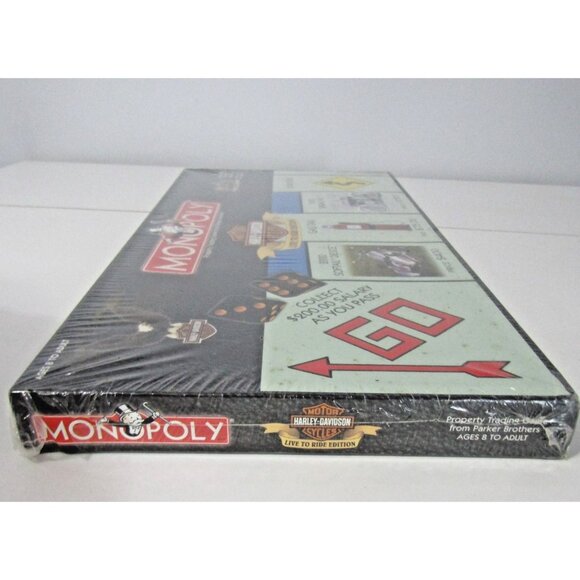 Monopoly Harley-Davidson Live to Ride Edition Parker Brothers 2000 Sealed New - Picture 7 of 12